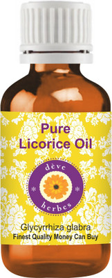 

Deve Herbes Pure Liquorice Oil 50ml (Glycyrrhiza glabra) 100% Natural Therapeutic Grade(50 ml)
