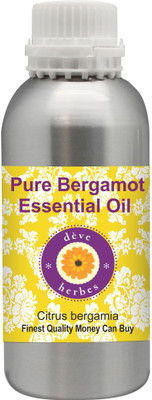 

Deve Herbes Pure Bergamot Essential Oil 630ml (Citrus bergamia) 100% Natural Therapeutic Grade Steam Distilled(630 ml)
