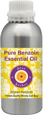 

Deve Herbes Pure ​Benzoin Essential Oil 300ml (Styrax benzoin) 100% Natural Therapeutic Grade Steam Distilled(300 ml)