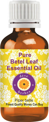 

Deve Herbes Pure Betel Leaf Essential Oil (Piper betle) 100% Natural Therapeutic Grade Steam Distilled(100 ml)