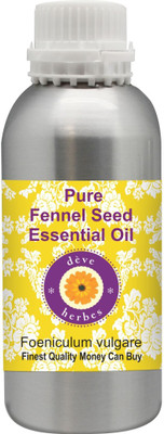 

Deve Herbes Pure Fennel Seed Essential Oil 630ml (Foeniculum vulgare) 100% Natural Therapeutic Grade Steam Distilled(630 ml)