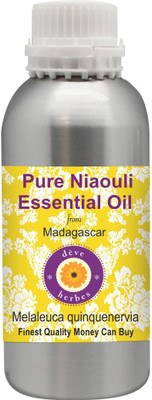

Deve Herbes Pure Niaouli Essential Oil (Melaleuca quinquenervia)100% Natural Therapeutic Grade Steam Distilled(1250 ml)
