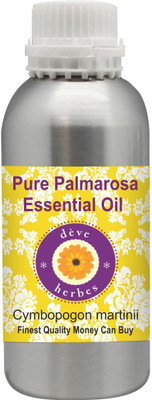 

Deve Herbes Pure Palmarosa Essential Oil 1250ml (Cymbopogon martinii) 100% Natural Therapeutic Grade Steam Distilled(1250 ml)