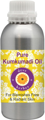 

Deve Herbes Pure Kumkumadi Oil 100% Natural Therapeutic Grade For Blemishes Free and Radiant Skin(630 ml)