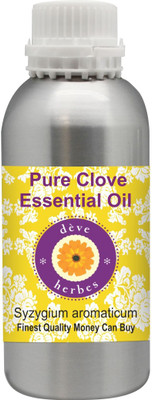 

Deve Herbes Pure Clove Essential Oil 300 ml (Syzygium aromaticum) 100% Natural Therapeutic Grade Steam Distilled(300 ml)