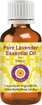 

Deve Herbes Pure Lavender Essential Oil 5ml (Lavandula angustifolia) (Made in France) 100% Natural Therapeutic Grade Steam Distilled Finest Lavender Oil, Money Can Buy(5 ml)