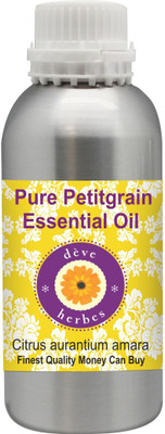 

Deve Herbes Pure Petitgrain Essential Oil (Citrus aurantium amara) 100% Natural Therapeutic Grade Steam Distilled(1250 ml)