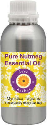 

Deve Herbes Pure Nutmeg Essential Oil (Myristica fragrans) 100% Natural Therapeutic Grade Steam Distilled(630 ml)