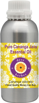 

Deve Herbes Pure Cananga Java Essential Oil 300ml (Cananga odorata) 100% Natural Therapeutic Grade Steam Distilled(300 ml)