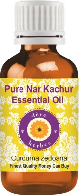 

Deve Herbes Pure Nar Kachur Essential Oil 15ml (Curcuma zedoaria) 100% Natural Therapeutic Grade Steam Distilled(15 ml)