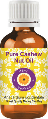 

Deve Herbes Pure Cashew Nut Oil (Anacardium occidentale) 100% Natural Therapeutic Grade(15 ml)