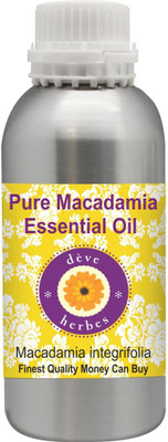 

Deve Herbes Pure Macadamia Essential Oil (Macadamia integrifolia) 100% Natural Therapeutic Grade Steam Distilled.(300 ml)