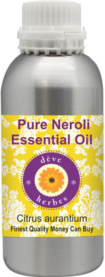 

Deve Herbes Pure Neroli Essential Oil (Citrus aurantium) 100% Natural Therapeutic Grade Steam Distilled(630 ml)