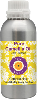 

Deve Herbes Pure Camellia Oil 300ml (Camellia kissi) 100% Natural Therapeutic Grade(300 ml)