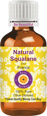 

Deve Herbes Natural Squalane Oil (derived from Olives) 100% Natural Therapeutic Grade(50 ml)