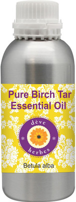 

Deve Herbes Pure Birch Tar Essential Oil 630ml (Betula alba) 100% Natural Therapeutic Grade Steam Distilled(630 ml)