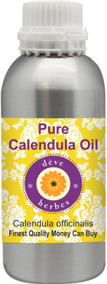 

Deve Herbes Pure Calendula Oil (Calendula officinalis) 100% Natural Therapeutic Grade Infused Oil(1250 ml)