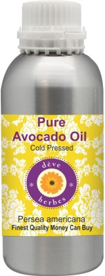 

Deve Herbes Pure Avocado Oil 300ml (Persea americana) 100% Natural Therapeutic Grade(300 ml)