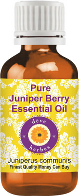 

Deve Herbes Pure Juniper Berry Essential Oil 50ml (Juniperus communis) 100% Natural Therapeutic Grade Steam Distilled(50 ml)