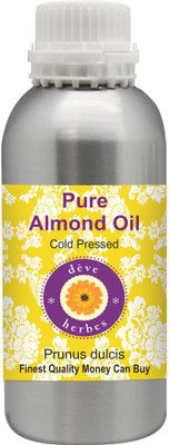 

Deve Herbes Pure Almond Oil (Prunus Dulcis) 100% Natural Cold Pressed(630 ml)