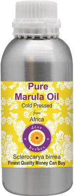 

Deve Herbes Pure Marula Oil 630ml (Sclerocarya birrea) 100% Natural Therapeutic Grade Cold Pressed(630 ml)