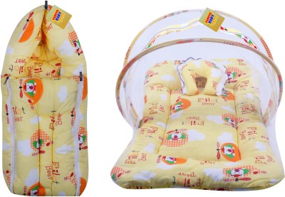 Fareto Cotton Baby Bed Sized Bedding Set(Multicolor)