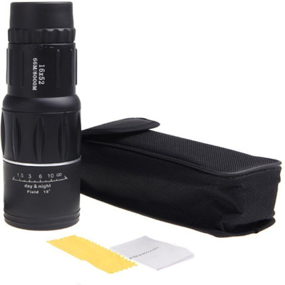 

PSYCHE Super Zoom Long Distance Clear View 16x52-66M/8000M Monocular (52, Black) Monocular(52 mm, Black)