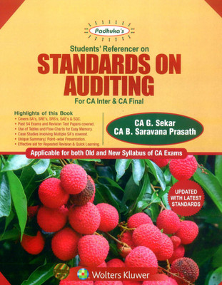 CCH Padhuka Students Referencer on Standards On Auditing Old and New Syllabus for CA IPCC & CA Final By G. Sekar & B. Saravana Applicable for May 2019 Exam(English, Paperback, G Sekar, B. Saravana Prasath) CCH Padhuka Students Referencer on Standards On Auditing Old and New Syllabus for CA IPCC & CA Final By G. Sekar & B. Saravana Applicable for May 2019 Exam(English, Paperback, G Sekar, B. Saravana Prasath)