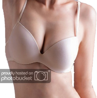 PAVVOIN Women Push-up Lightly Padded Bra(Beige)