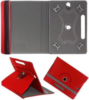 Cutesy Flip Cover for Micromax Canvas Tab P702 7 inch(Red, Cases with Holder, Pack of: 1)