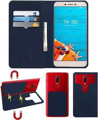 ACM Flip Cover for LeEco Le 1S(Blue, Cases with Holder, Pack of: 1)