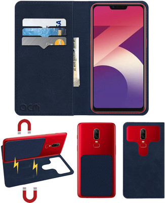 ACM Flip Cover for Oppo A3s Cph1803(Blue, Cases with Holder, Pack of: 1)