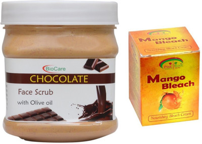 

Pink Root MANGO BLEACH 43G WITH CHOCOLATE FACE SCRUB 500G(Set of 2)
