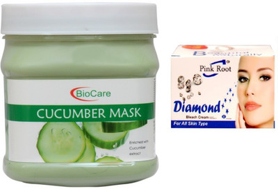 

Pink Root DIAMOND BLEACH 43G WITH CUCUMBER MASK 500G(Set of 2)