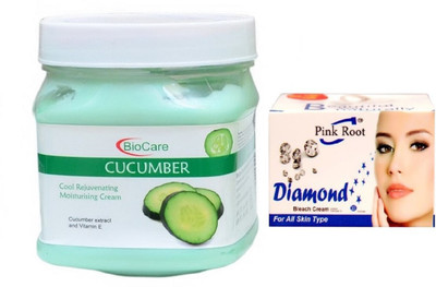 

Pink Root DIAMOND BLEACH 43G WITH CUCUMBER CREAM 500GM(Set of 2)