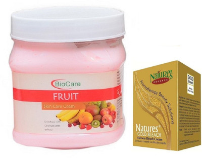 

Biocare FRUIT CREAM 500GM NATURES ESSENCE GOLD BELACH 50G(Set of 2)