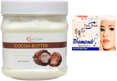 

Pink Root DIAMOND BLEACH 43G WITH COCOA BUTTER CREAM 500G(Set of 2)