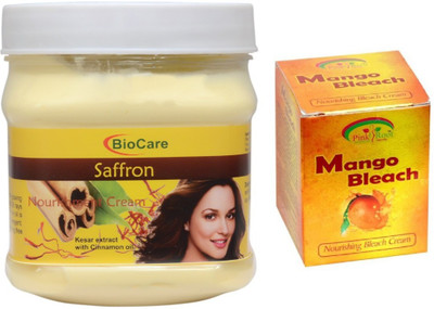 

Pink Root MANGO BLEACH 43G WITH SAFFRON CREAM 500G(Set of 2)