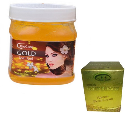 

Pink Root GOLD BLEACH 43G WITH BIOCARE GOLD GEL 500GM(Set of 2)