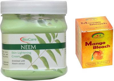 

Pink Root MANGO BLEACH 43G WITH NEEM CREAM 500G(Set of 2)