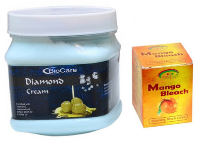 

Pink Root MANGO BLEACH 43G WITH DIAMOND CREAM 500GM(Set of 2)