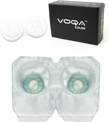 

VOQA COLOR LENS Monthly Contact Lens(0, GREEN, Pack of 1)