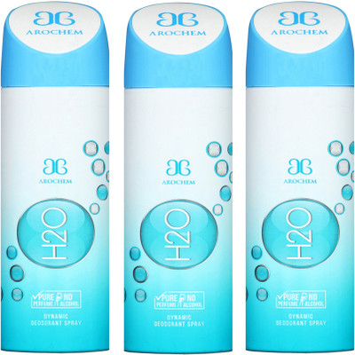 

AROCHEM h2o,h2o and h2o combo Body Spray - For Men & Women(300 ml, Pack of 3)