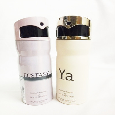 PARFUMDELUXE ECSTASY AND YA Deodorant Spray - For Women(400 ml, Pack of 2)