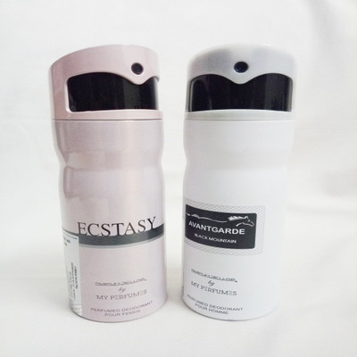 

PARFUMDELUXE ECSTASY AND AVANTGARDE BLACK MOUNTAIN Deodorant Spray - For Men & Women(400 ml, Pack of 2)