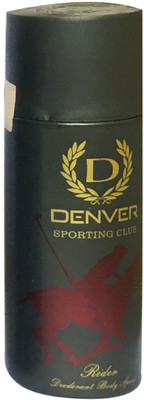 

Denver RIDER SPORTING CLUB (PACK OF 1) Deodorant Spray - For Men & Women(165 ml)
