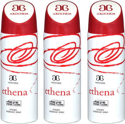 

AROCHEM ethena,ethena and ethena combo Body Spray - For Men & Women(300 ml, Pack of 3)