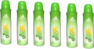 

ADIDAS FLORAL DREAM (PACK OF 6) Body Spray - For Women(150 ml, Pack of 6)