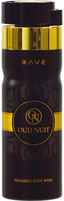 

rave Oud Nuit Perfume Deodorant Body Spray For Man 200 ML Deodorant Spray - For Men & Women(200 ml)