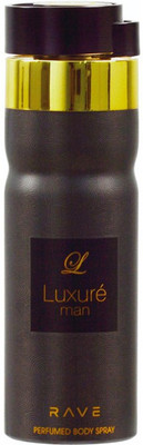 rave Luxure Man Perfume Deodorant Body Spray For Man 200 ML Deodorant Spray - For Men(200 ml, Pack of 60)